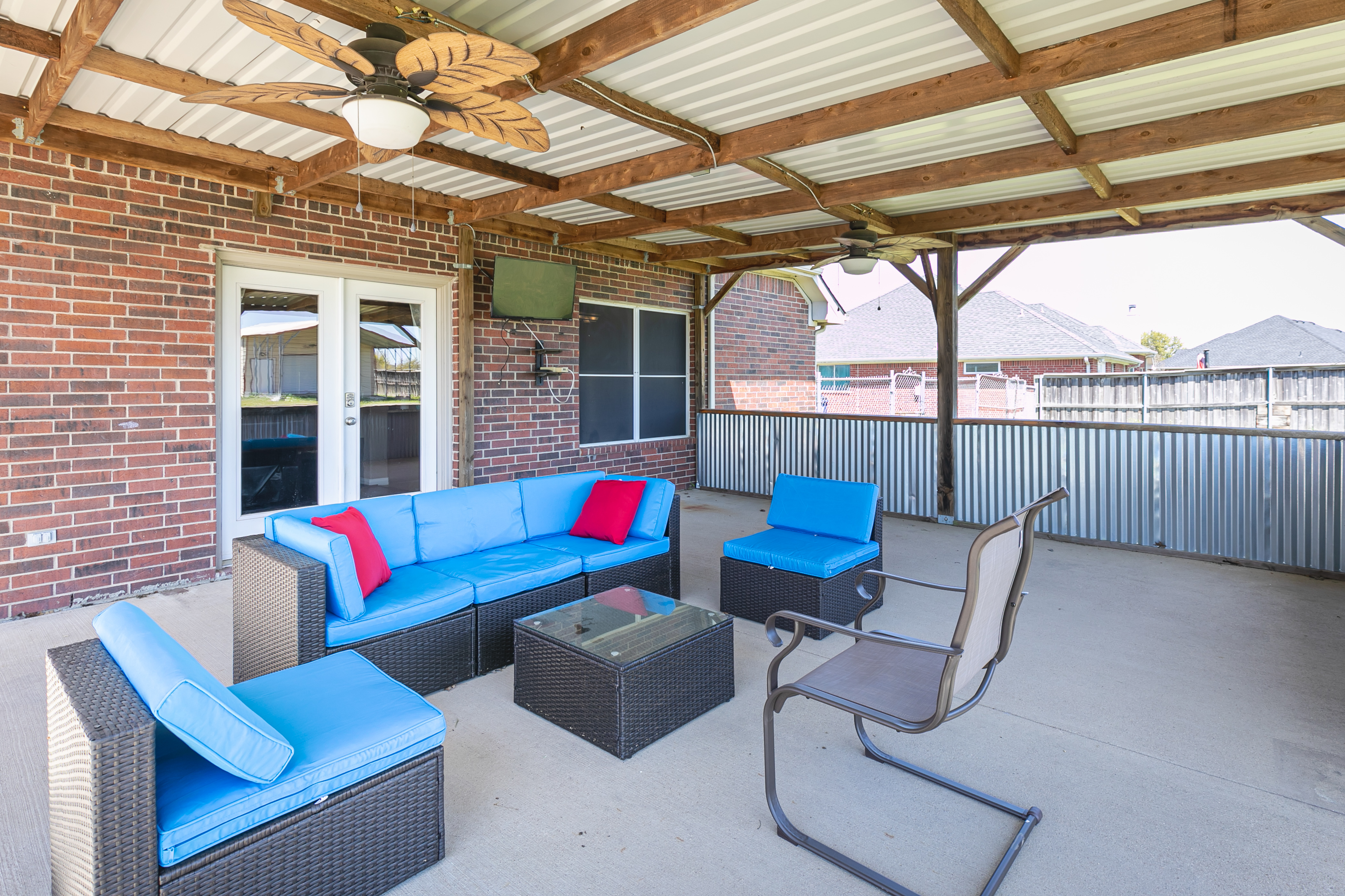 CountryView covered patio