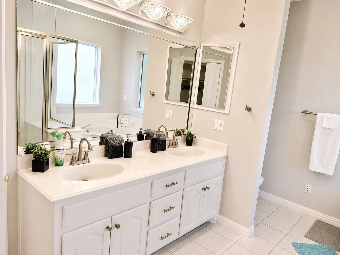 Tranquil Retreat master bathroom